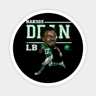 Nakobe Dean Philadelphia Cartoon Magnet